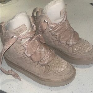 UGG Women's Beige High-Top Sneakers